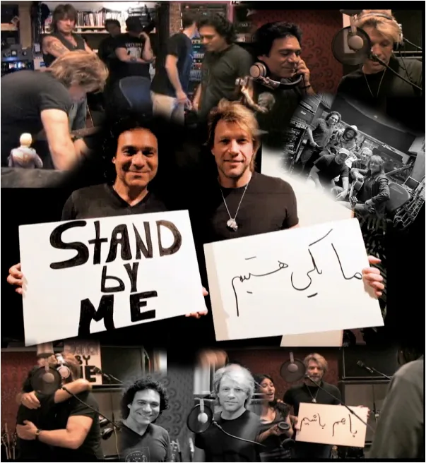 Andy Madadian with Jon Bon Jovi