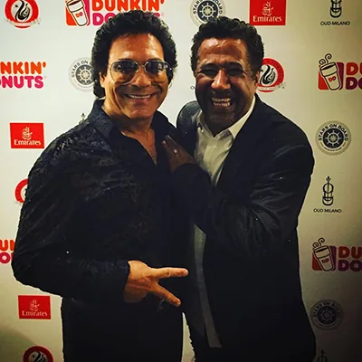Andy Madadian with Cheb Khaled