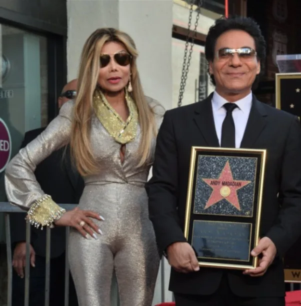Andy Madadian with Latoya Jackson