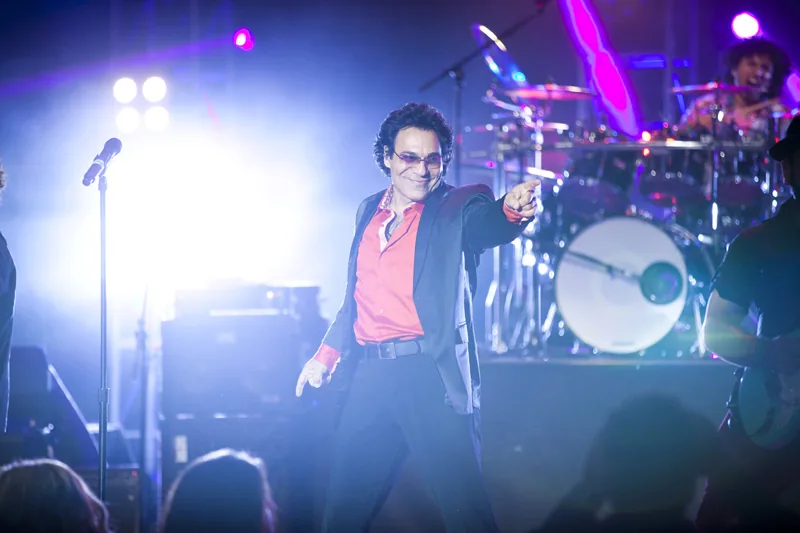 Andy Madadian performing at the Greek Theatre in Los Angeles