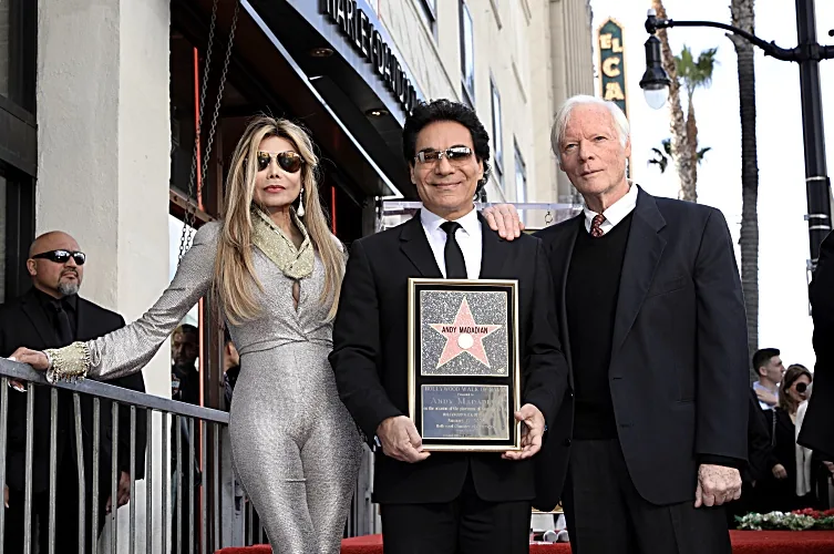 Andy Madadian at his Hollywood Walk of Fame ceremony