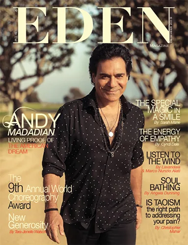 Andy Madadian featured on the cover of Eden Magazine